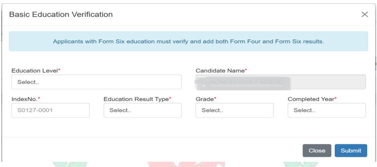 Uhakiki wa Elimu Kwenye Mfumo wa Maombi ya Ajira Uhamiaji
