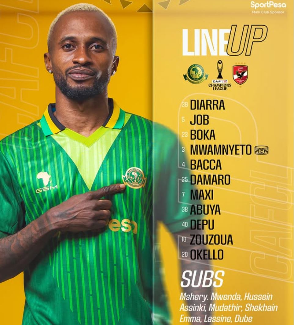 Kikosi cha Yanga vs Al Ahly Leo 31/01/2026