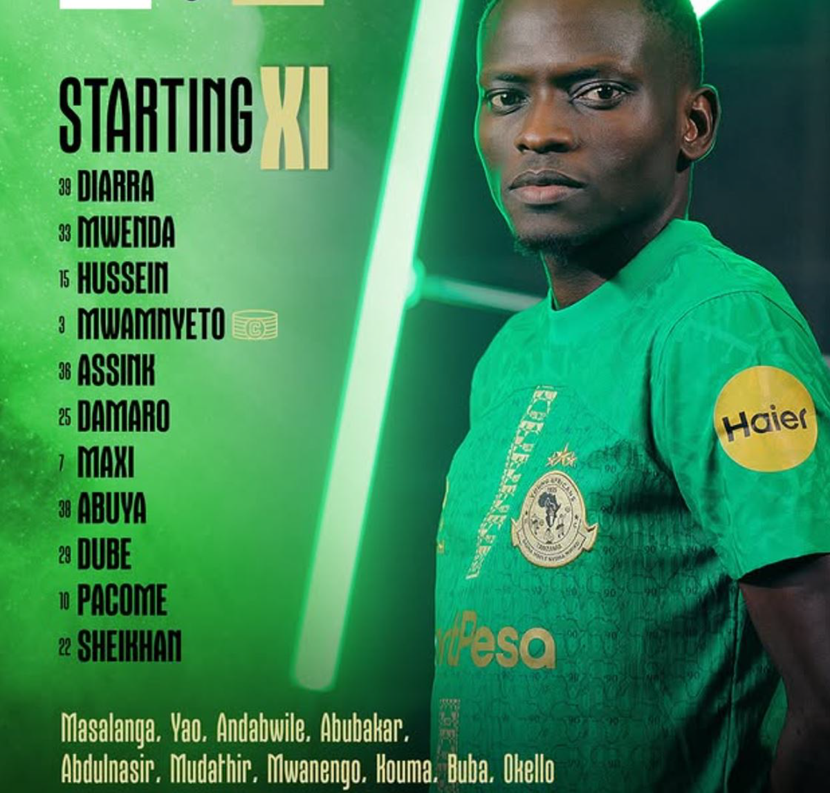 Hiki Apa Kikosi cha Yanga Vs TRA United Leo 18/03/2026