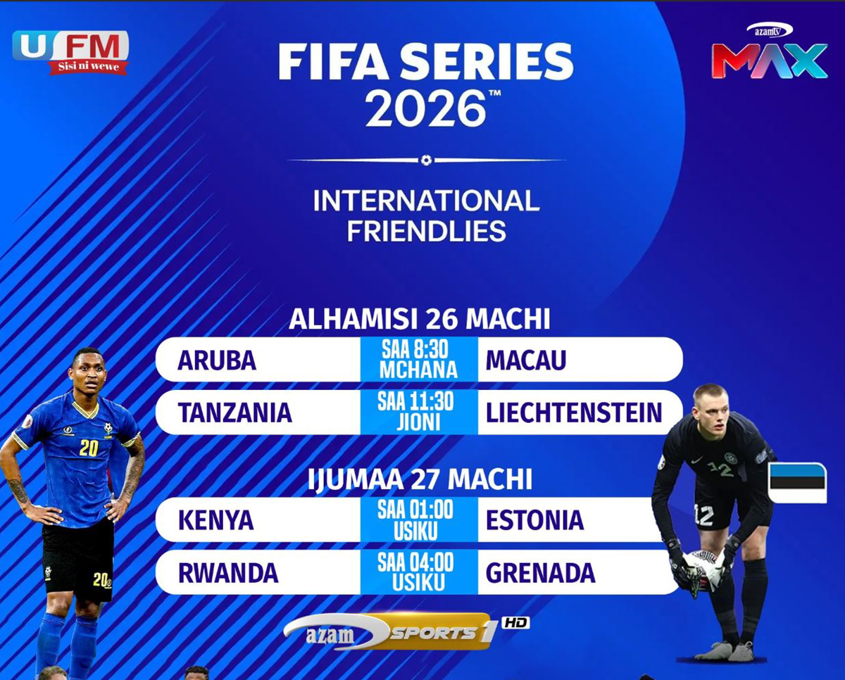 Tanzania vs Liechtenstein Leo 26 Machi 2026 Saa Ngapi?