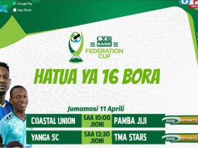 Ratiba ya Kombe la Shirikisho CRDB FA Cup Leo 11 04 2026