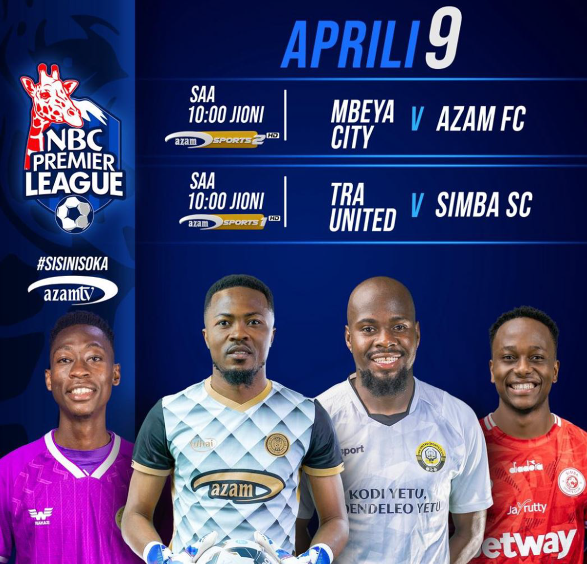 Ratiba ya Ligi Kuu Ya NBC Leo 09/04/2026