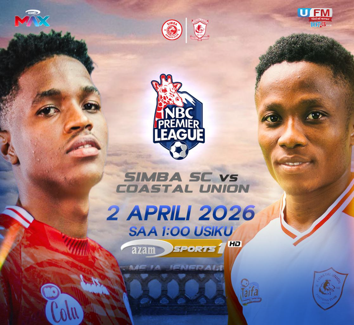 Simba SC vs Coastal Union leo 02/04/2026 Saa Ngapi?