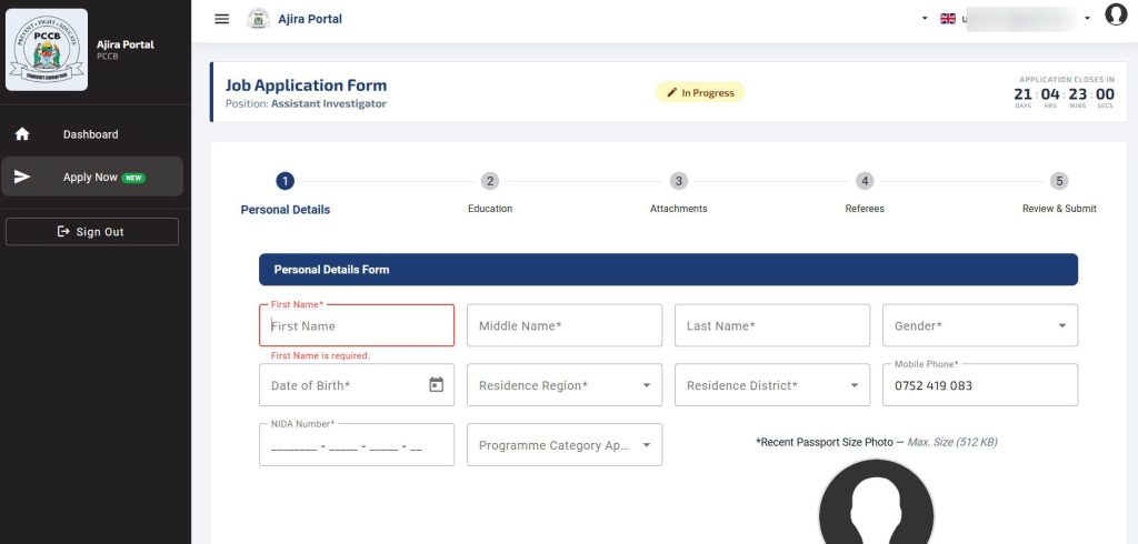 Jinsi ya Kutuma Maombi ya Kazi TAKUKURU
